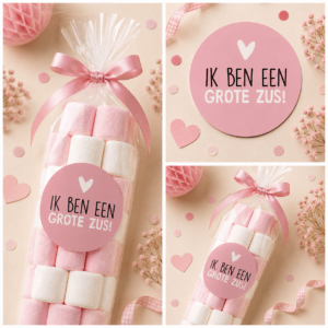 Sluitstickers Ik ben een grote zus