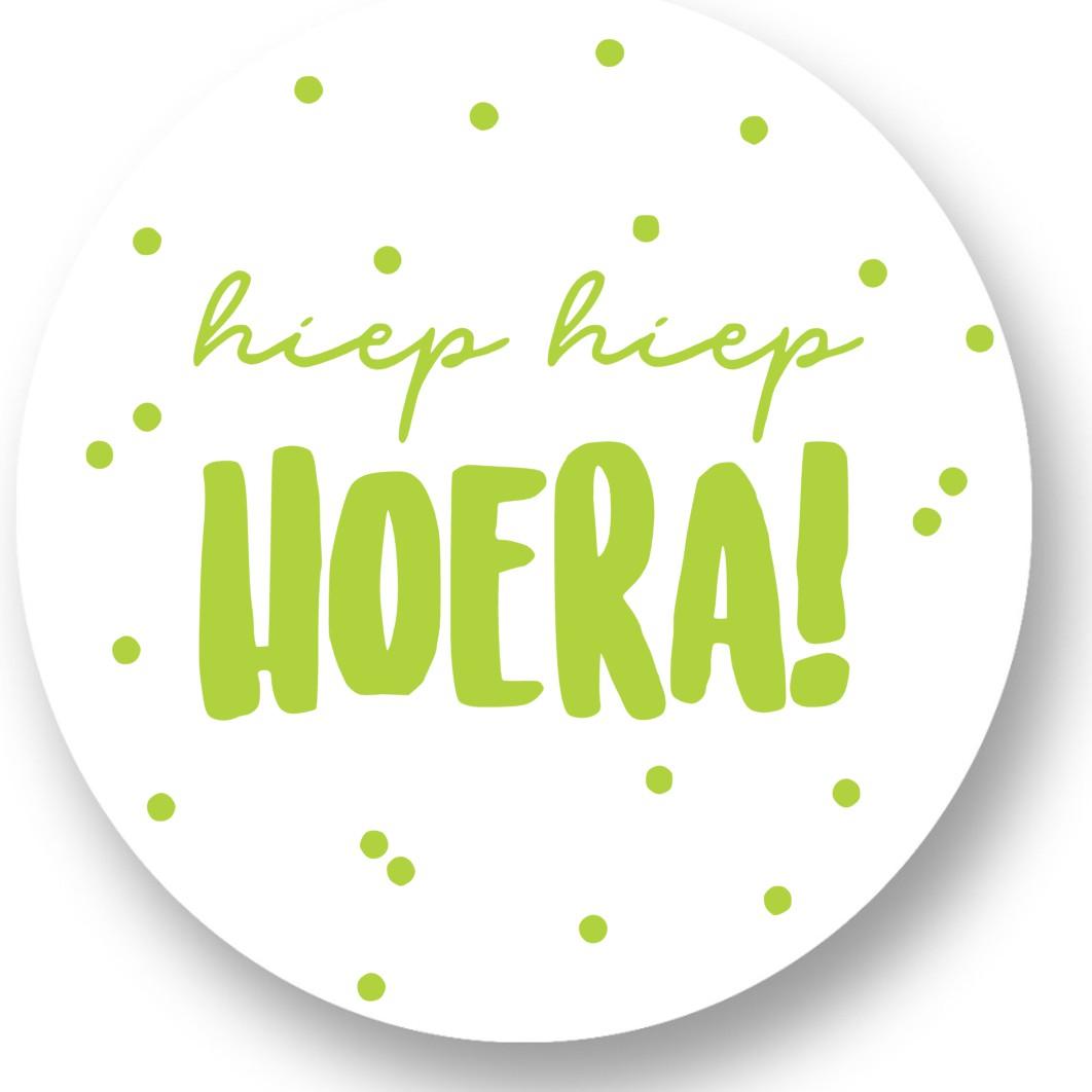 Hiep Hiep Hoera Sluitstickers - Afbeelding 3