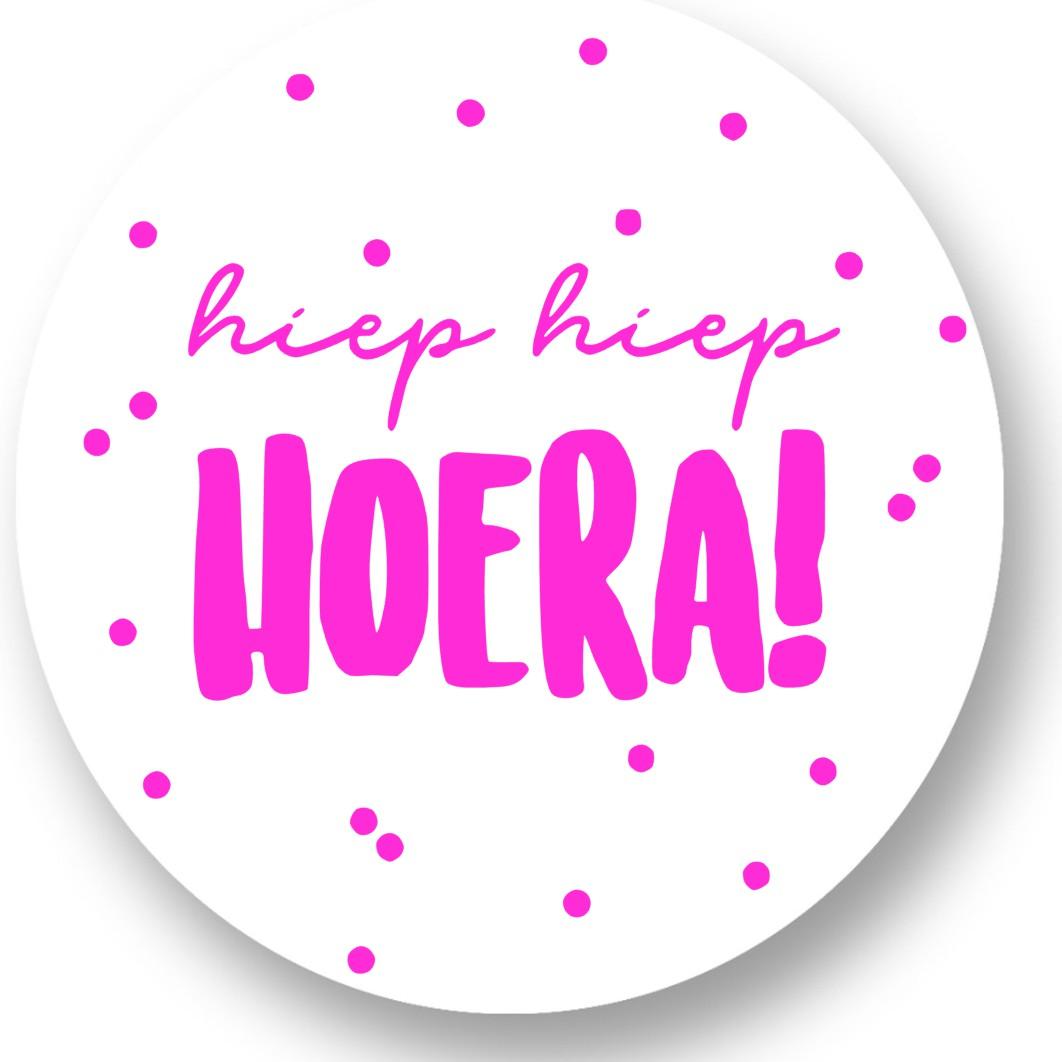Hiep Hiep Hoera Sluitstickers - Afbeelding 5
