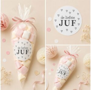 Liefste Juf Sluitstickers