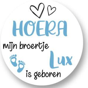 Geboorte Broertje Sluitstickers