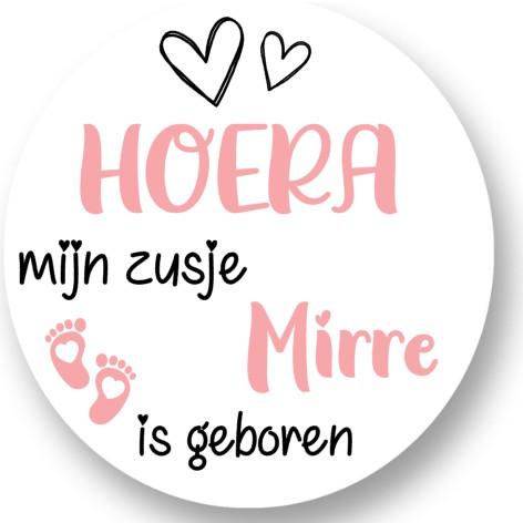 Geboorte Meisje sluitstickers - Afbeelding 3