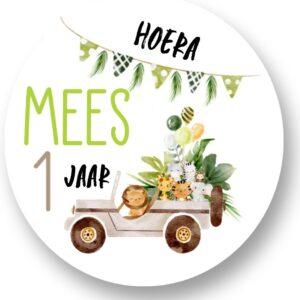 Jungle Sluitstickers