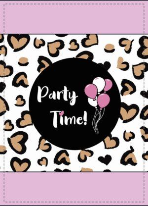 Uitnodiging Kinderfeestje Panter 10x