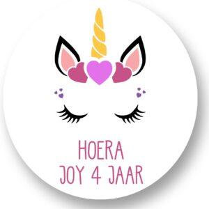 Unicorn Sluitstickers