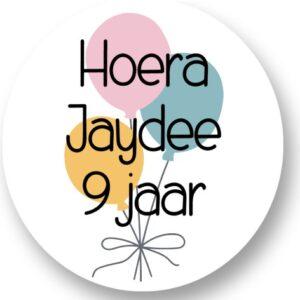 Ballonnen Sluitstickers
