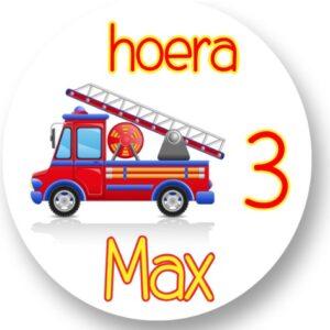 Brandweer Sluitstickers
