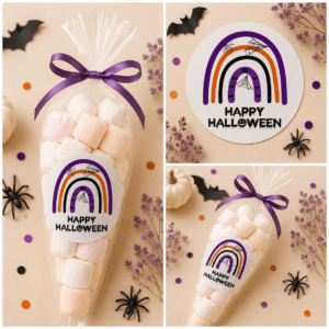 Halloween 4 modellen Sluitstickers