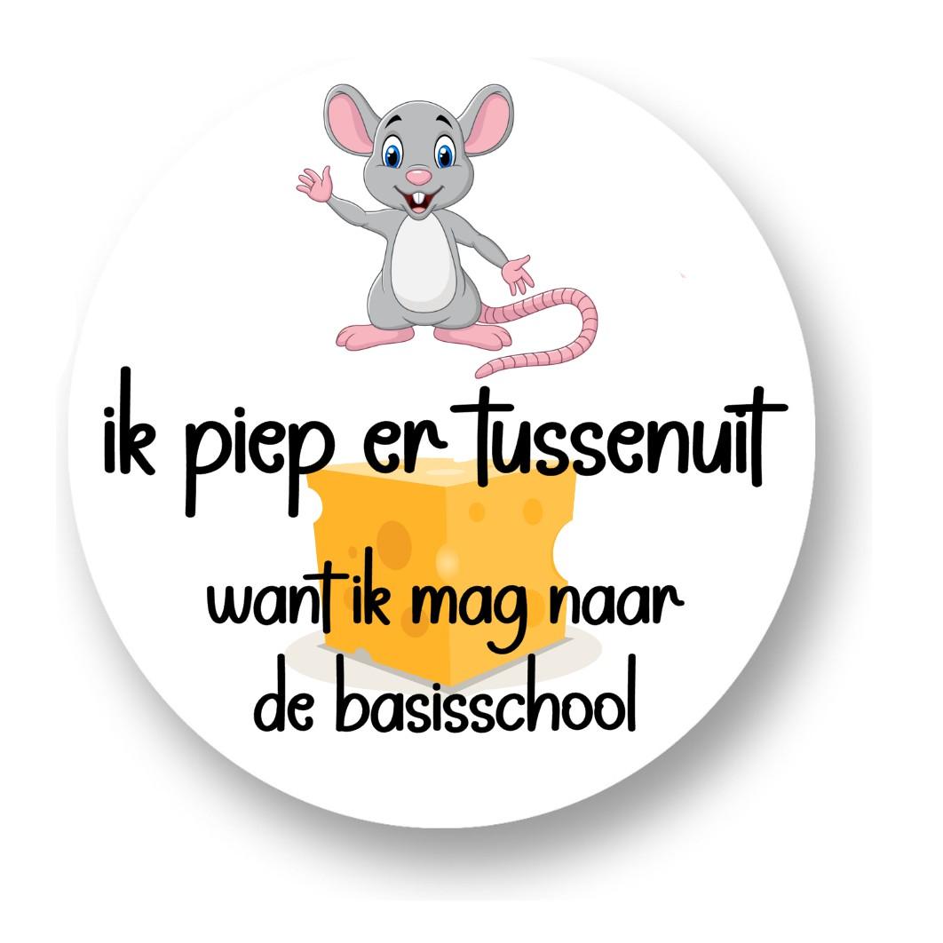 Piep er tussenuit Sluitstickers