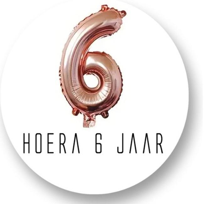 Sluitstickers Balloncijfer 1-9 jaar - Afbeelding 6