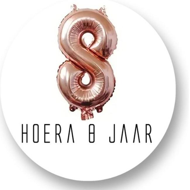 Sluitstickers Balloncijfer 1-9 jaar - Afbeelding 8