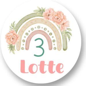 Regenboog Sluitstickers