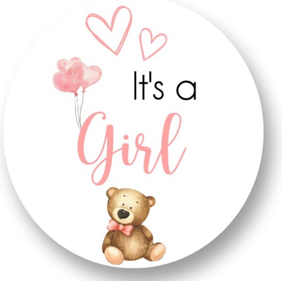 It's a girl beertje Sluitstickers