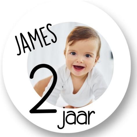 Eigen foto Sluitstickers