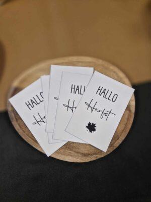 Hallo Herfst minikaartje