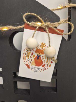 Vosje Happy Fall Y'All minikaartje