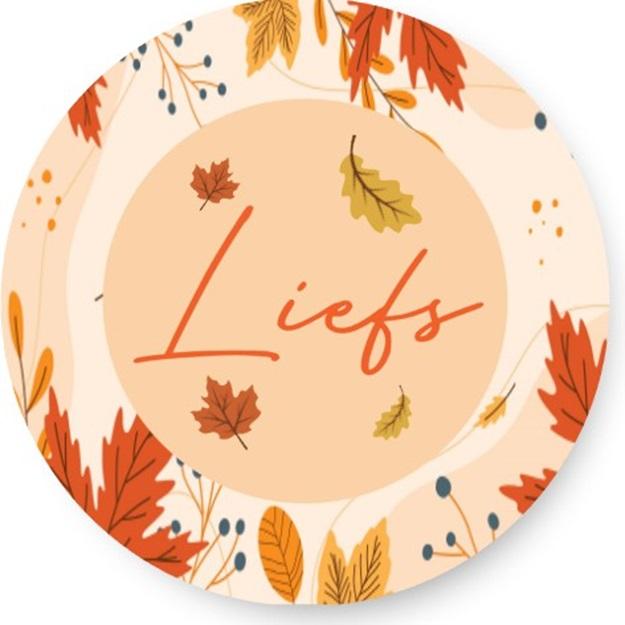 Herfst Liefs Sluitstickers