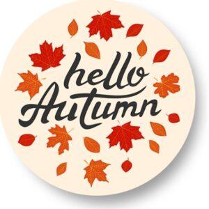 Hello Autumn Sluitstickers