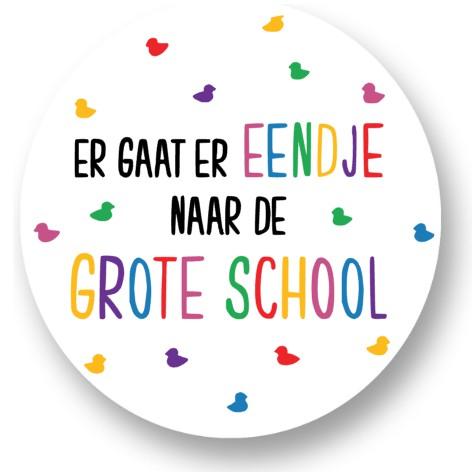 Eendje Grote School Sluitstickers