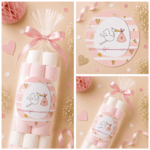 Ooienvaar Roze Sluitstickers