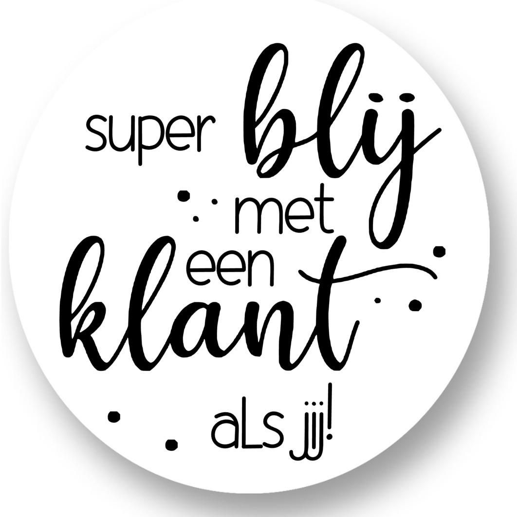 Blije Klant Sluitstickers - Afbeelding 2