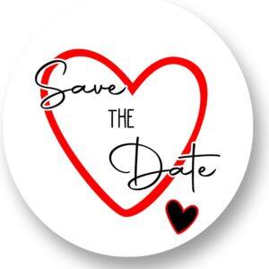 Save the Date Sluitstickers