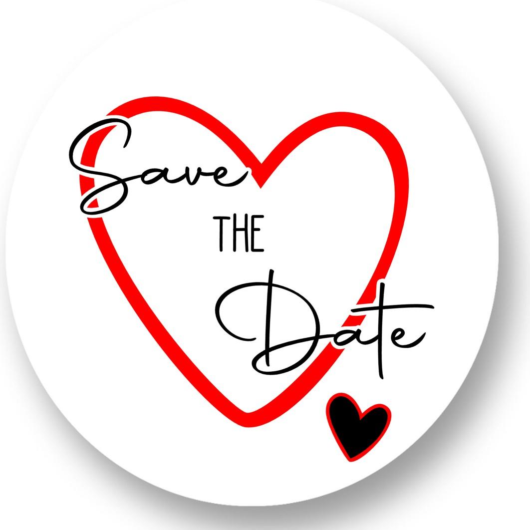 Save the Date Sluitstickers