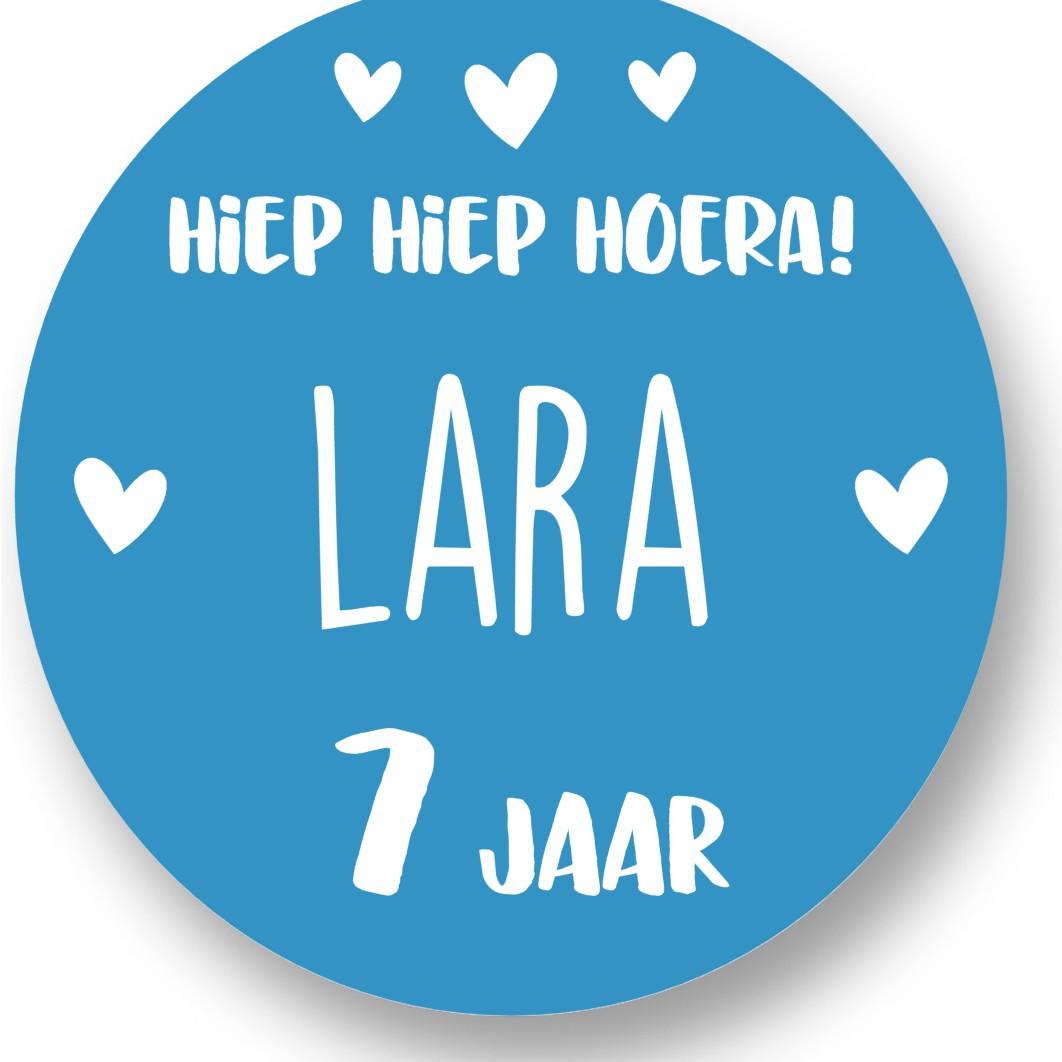 Hiep Hoera Roze naam Sluitstickers - Afbeelding 7