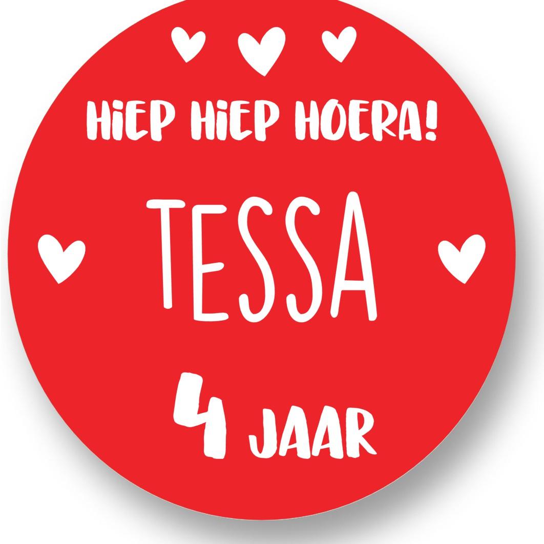 Hiep Hoera Roze naam Sluitstickers - Afbeelding 5