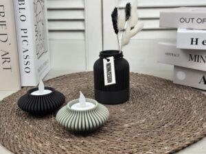 Ribbel Theelichthouder