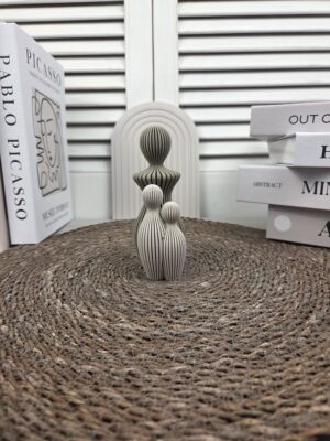 Familie beeldjes gezin van 3