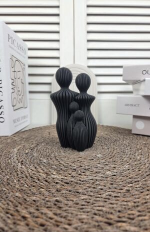 Familie beeldjes gezin van 4