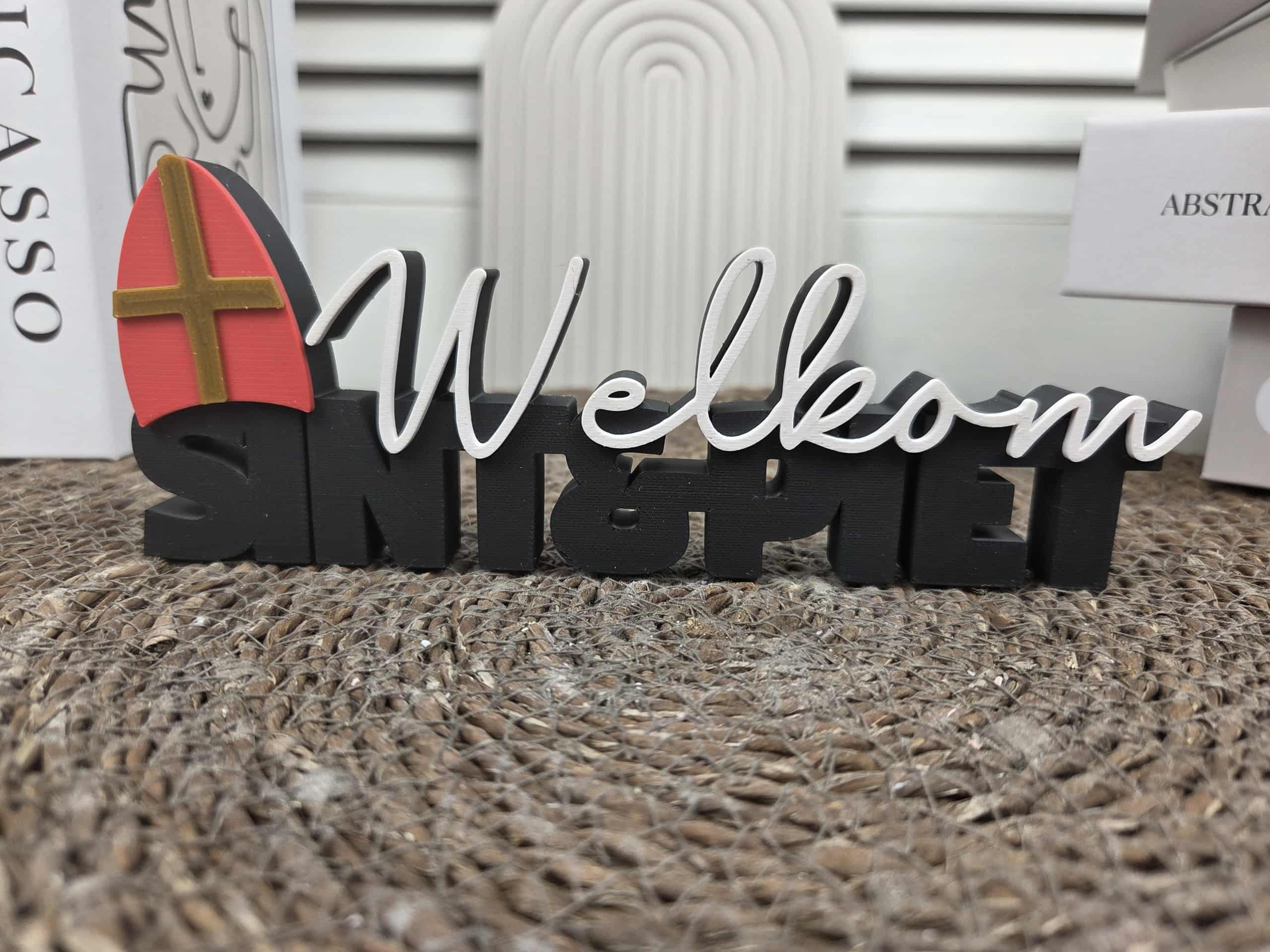 Tekstwoord "Welkom Sint en Piet" - Afbeelding 2