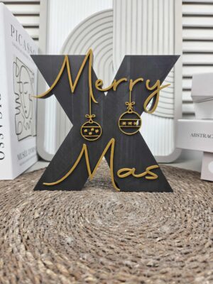 Letter X van Merry X-Mas