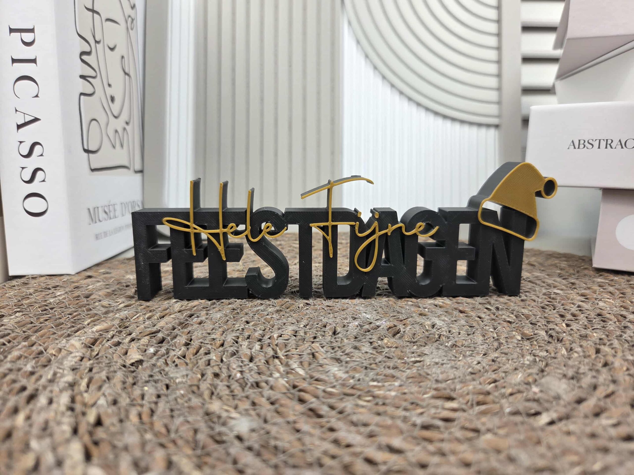 Tekstwoord "Hele fijne Feestdagen" - Afbeelding 2