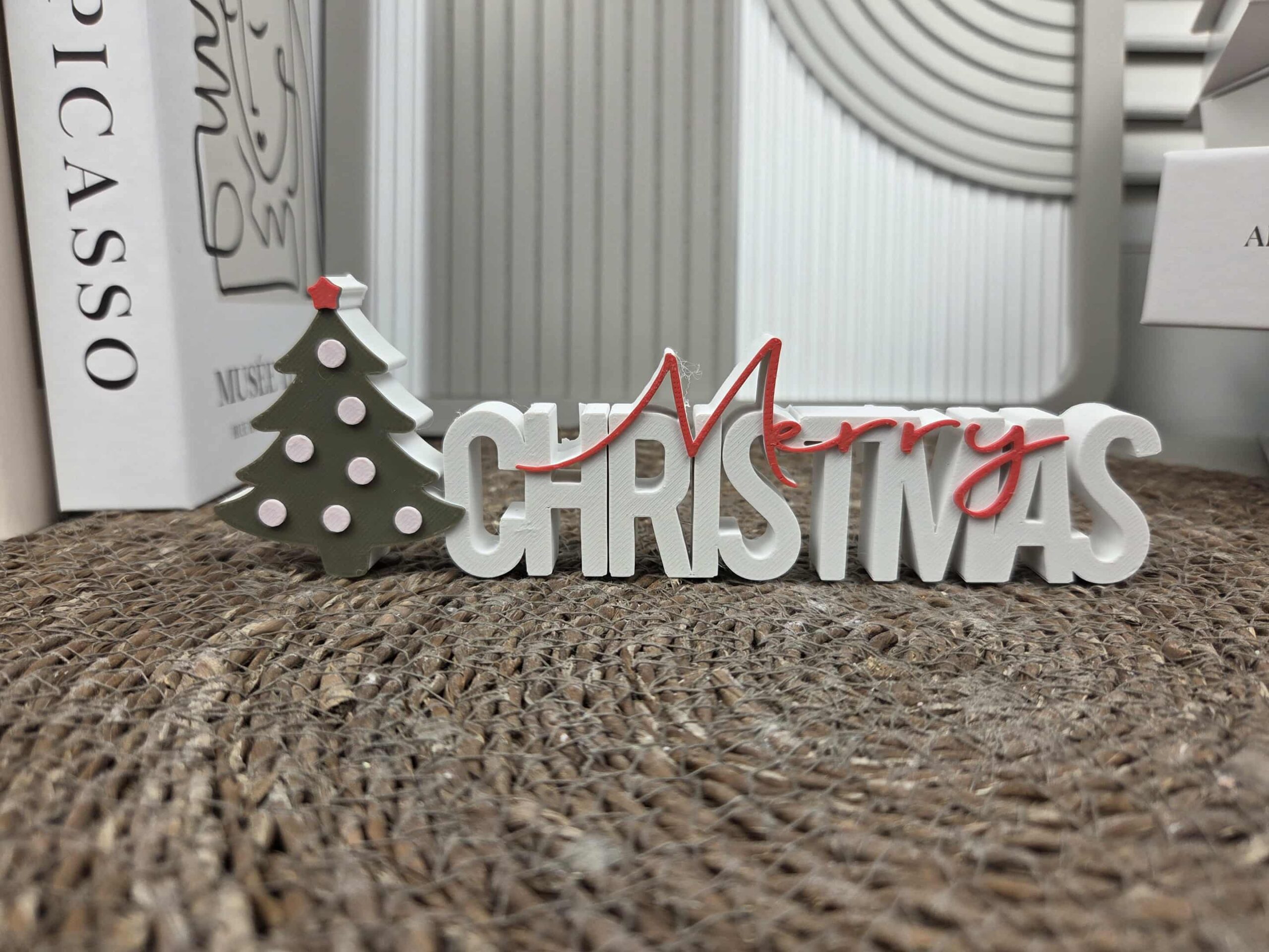 Tekstwoord "Merry Christmas" - Afbeelding 3