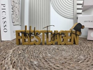 Tekstwoord "Hele fijne Feestdagen"