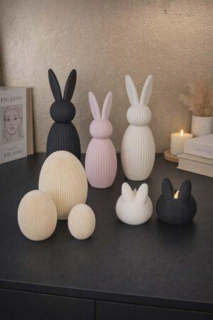 Paasei Set van 3 – Stijlvolle Paasdecoratie