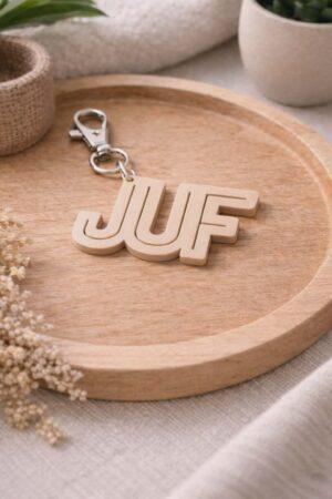 Sleutelhanger “JUF”