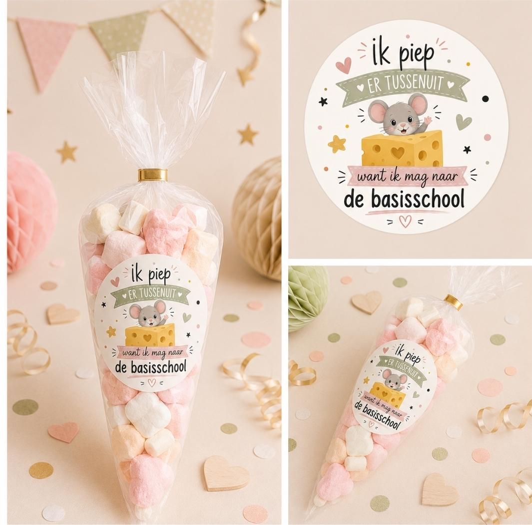Piep gedag Sluitstickers