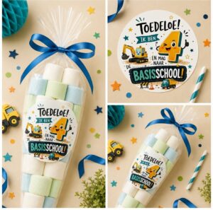 Toedeloe bouwplaats Sluitstickers