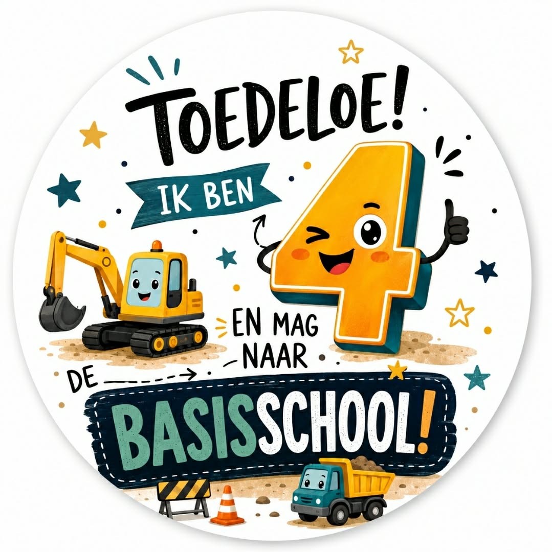 Toedeloe bouwplaats Sluitstickers - Afbeelding 2