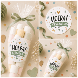 Hoera Geslaagd!! Sluitstickers