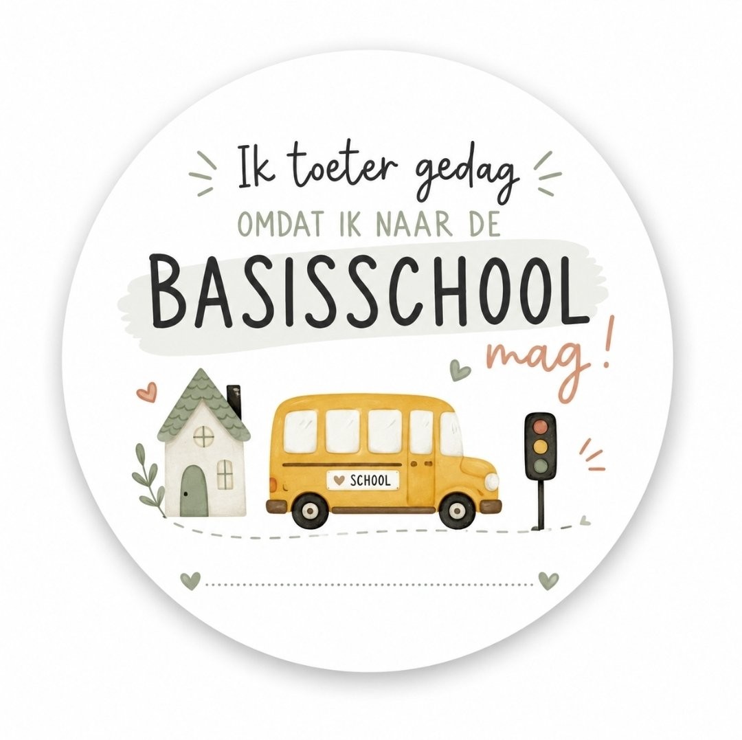 Toeter gedag Sluitstickers - Afbeelding 2