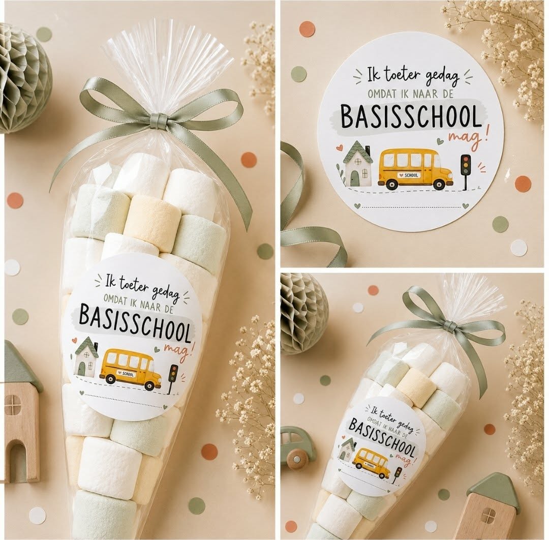 Toeter gedag Sluitstickers
